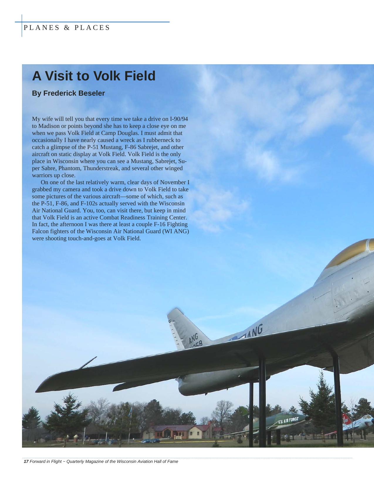 Forward in Flight - Winter 2011 -  Page18