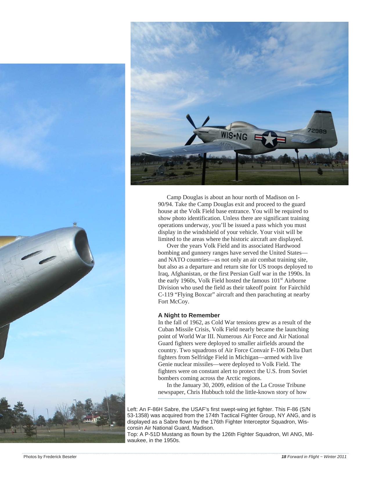 Forward in Flight - Winter 2011 -  Page19