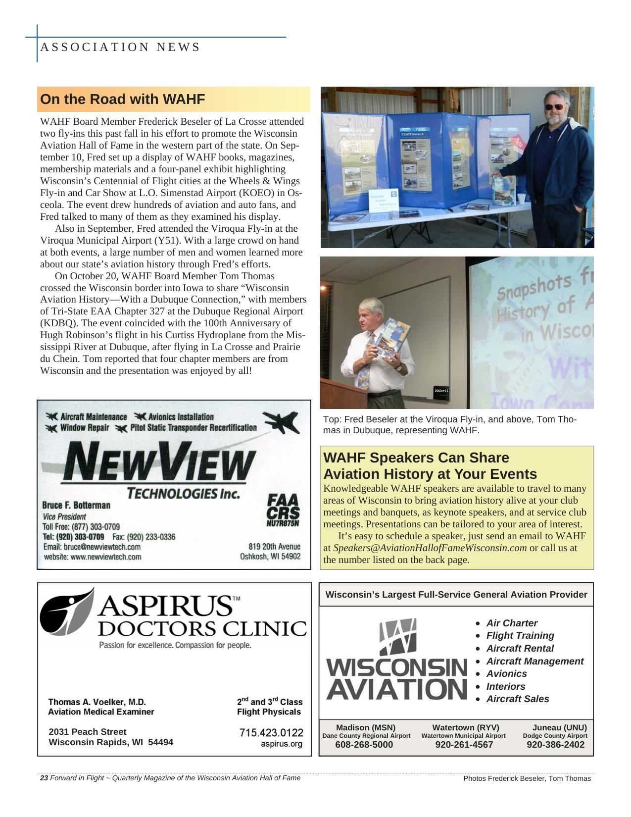 Forward in Flight - Winter 2011 -  Page26