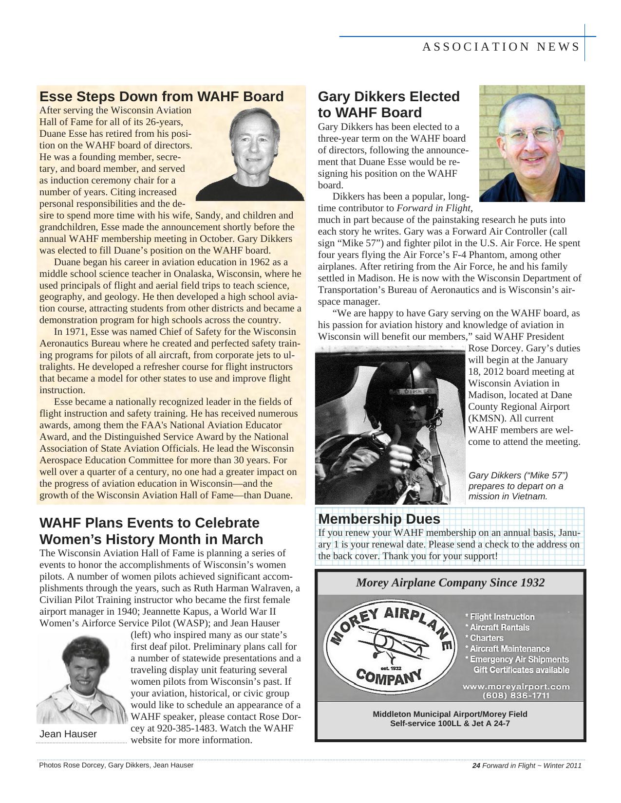 Forward in Flight - Winter 2011 -  Page27