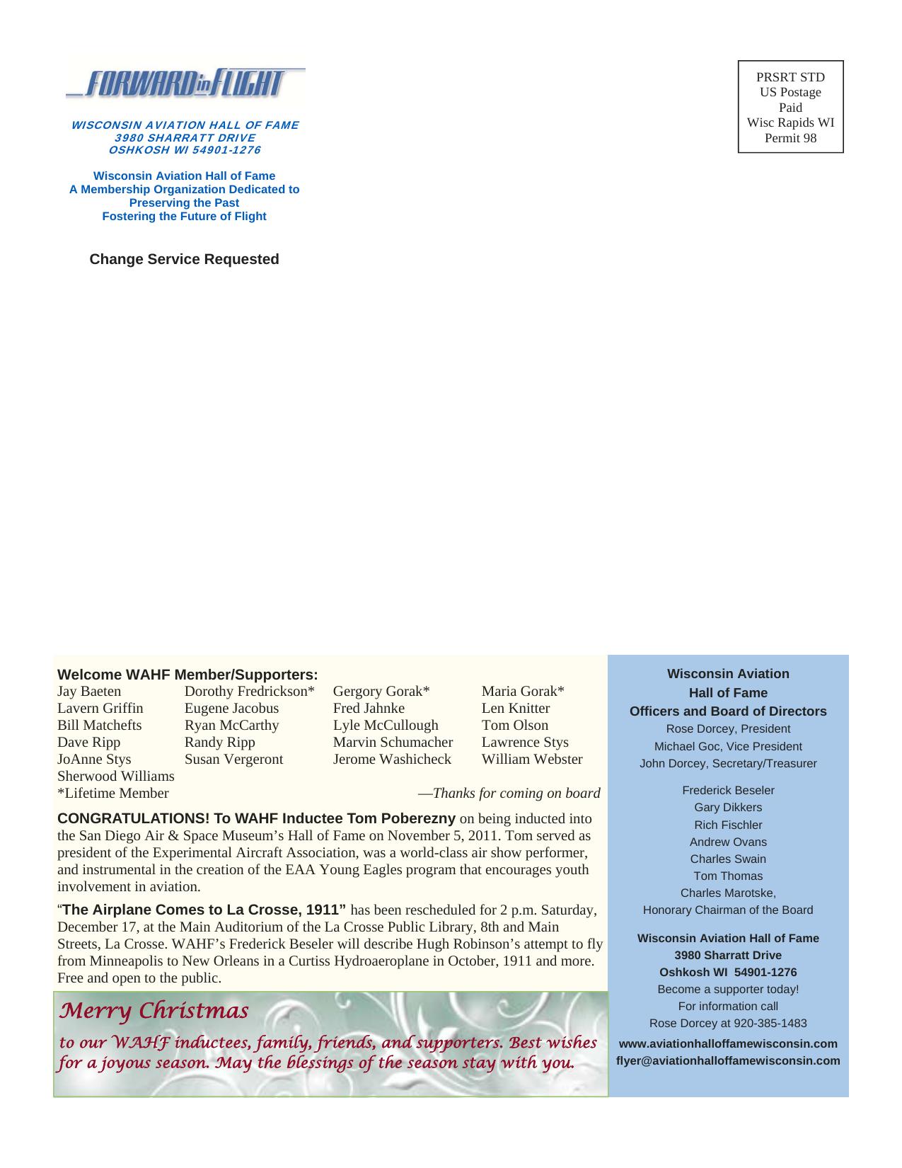 Forward in Flight - Winter 2011 -  Page32