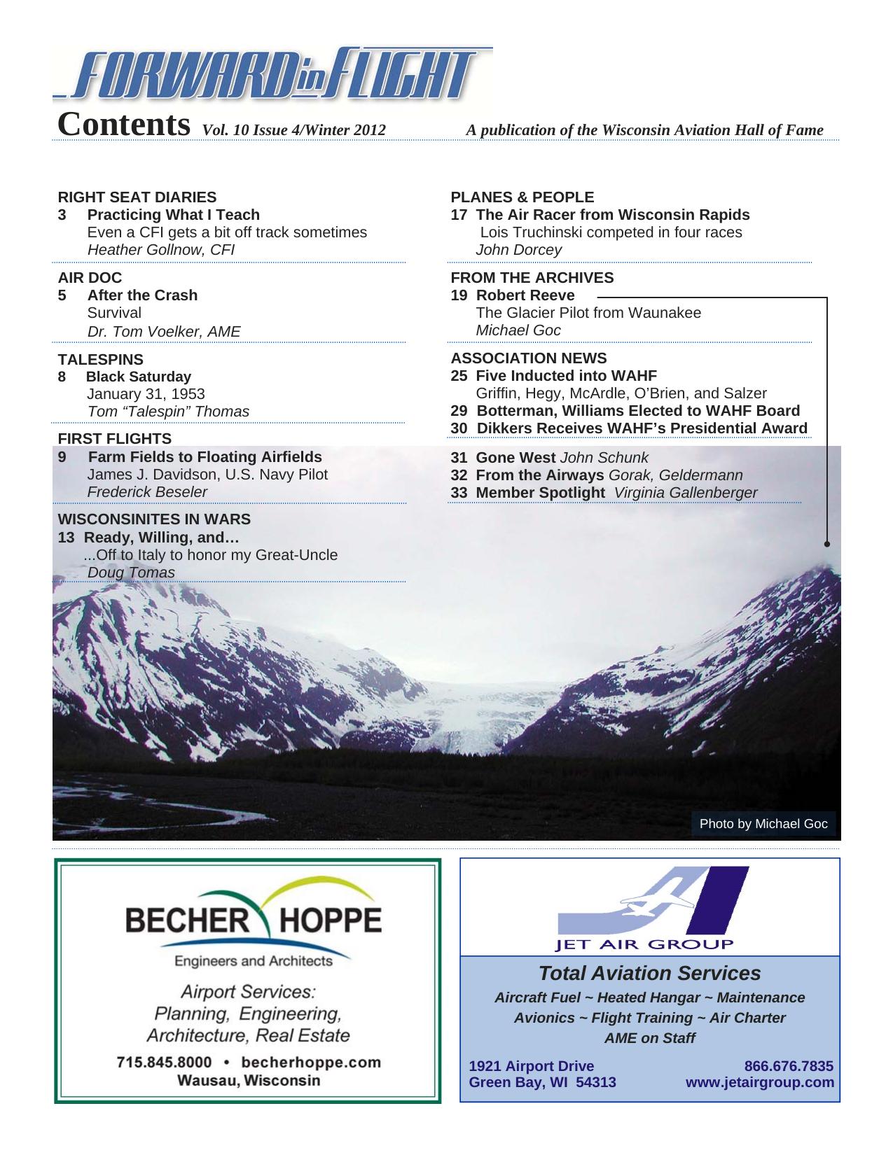 Forward in Flight - Winter 2012 -  Page2