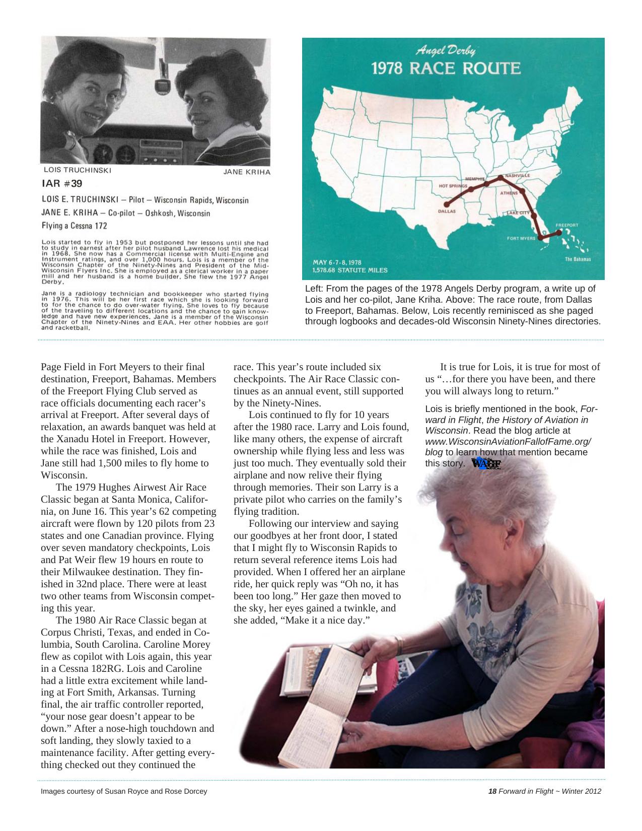 Forward in Flight - Winter 2012 -  Page19