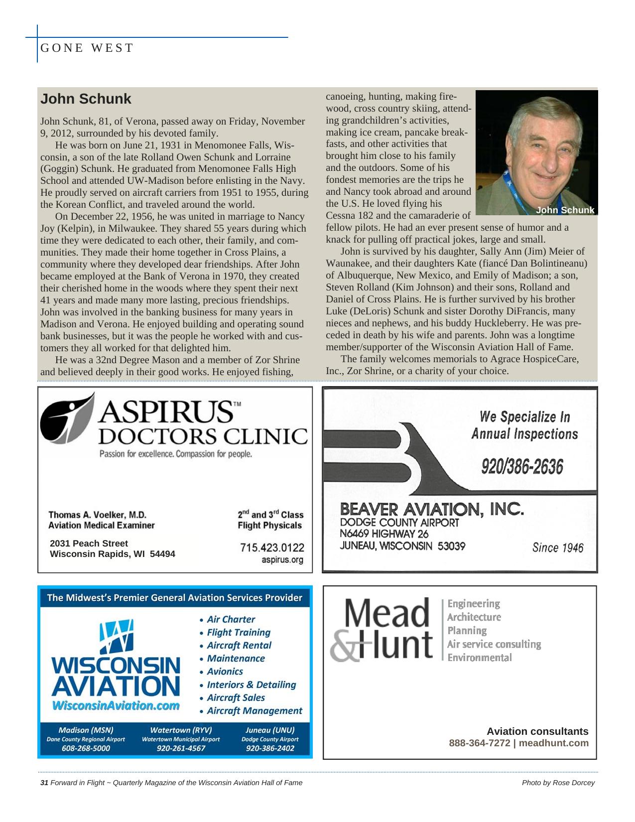 Forward in Flight - Winter 2012 -  Page32