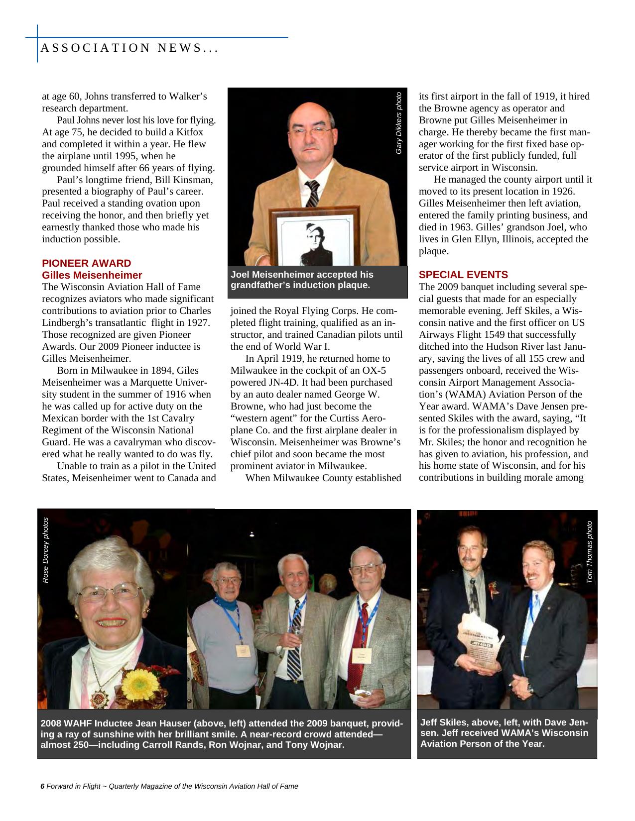 Forward in Flight - Winter 2009 -  Page6