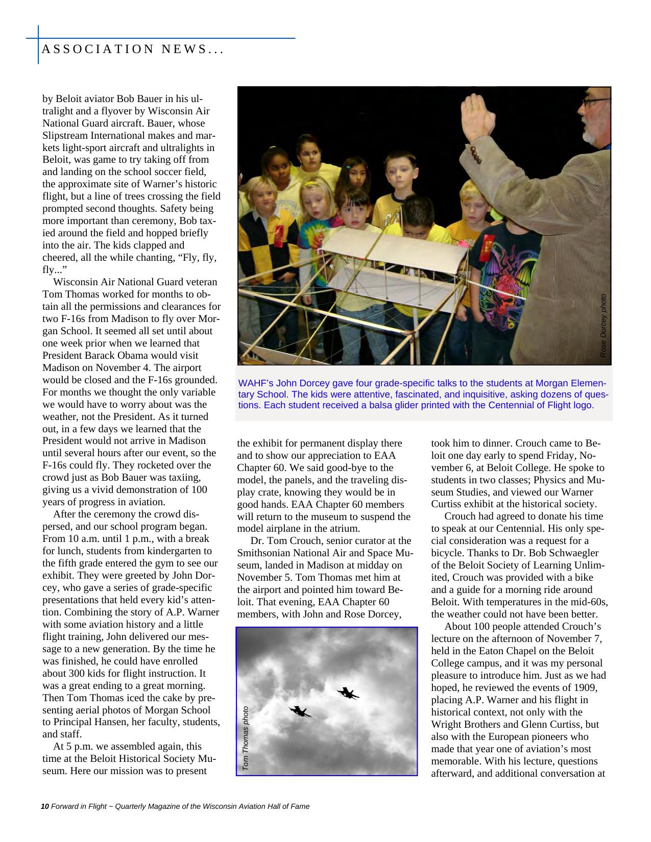Forward in Flight - Winter 2009 -  Page10