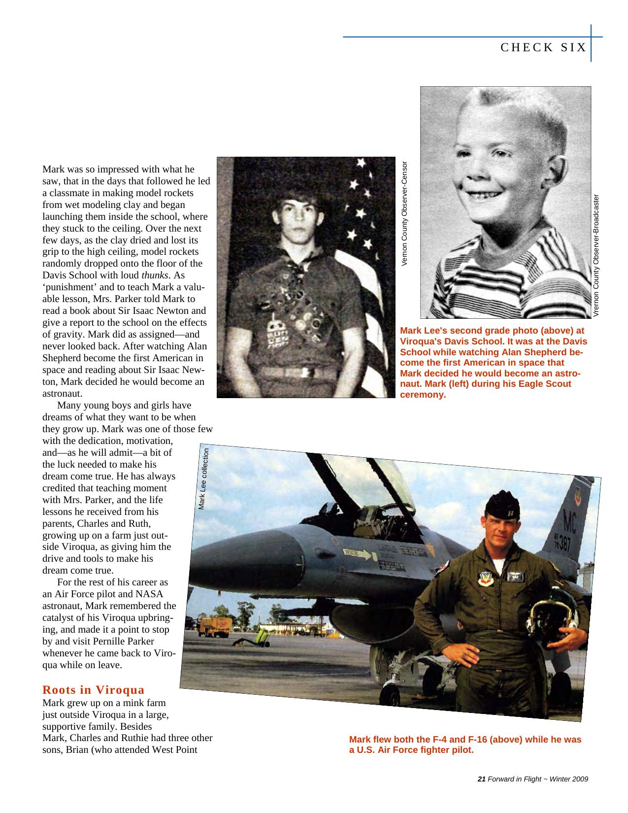 Forward in Flight - Winter 2009 -  Page21
