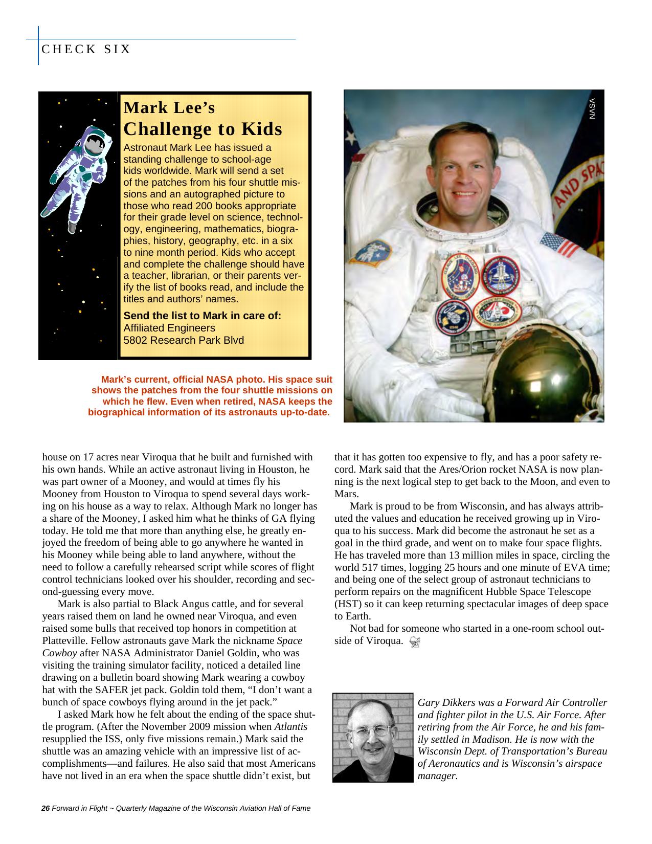 Forward in Flight - Winter 2009 -  Page26