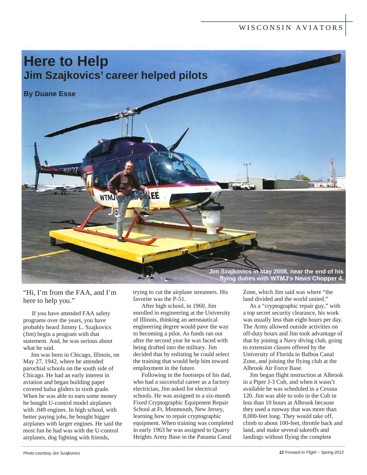 Forward in Flight - Spring 2012 -  Page13