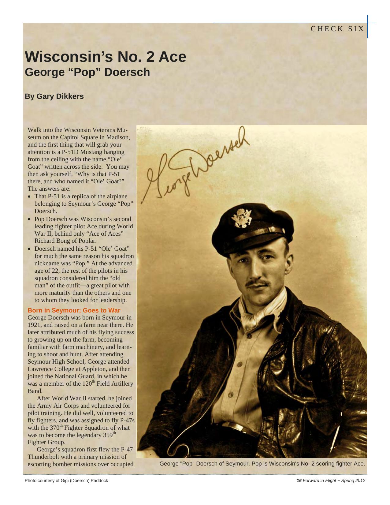 Forward in Flight - Spring 2012 -  Page17