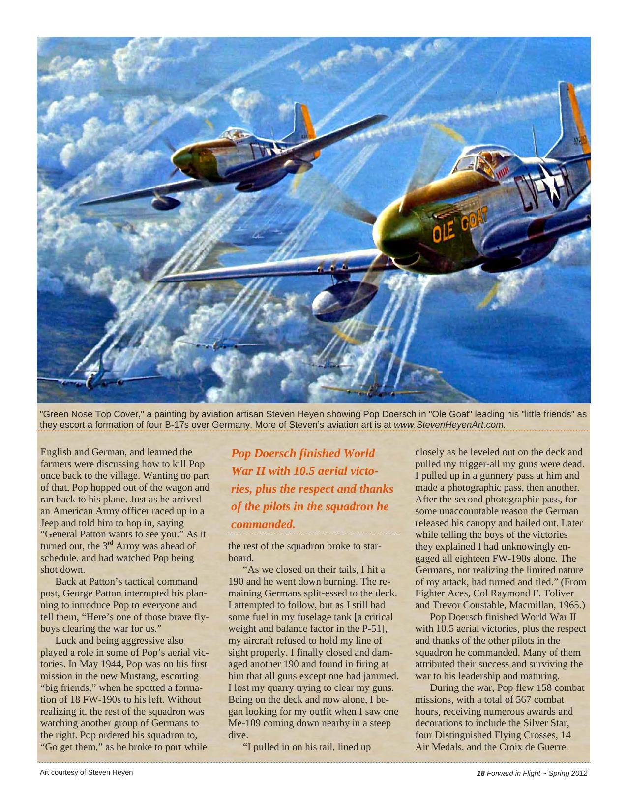 Forward in Flight - Spring 2012 -  Page19