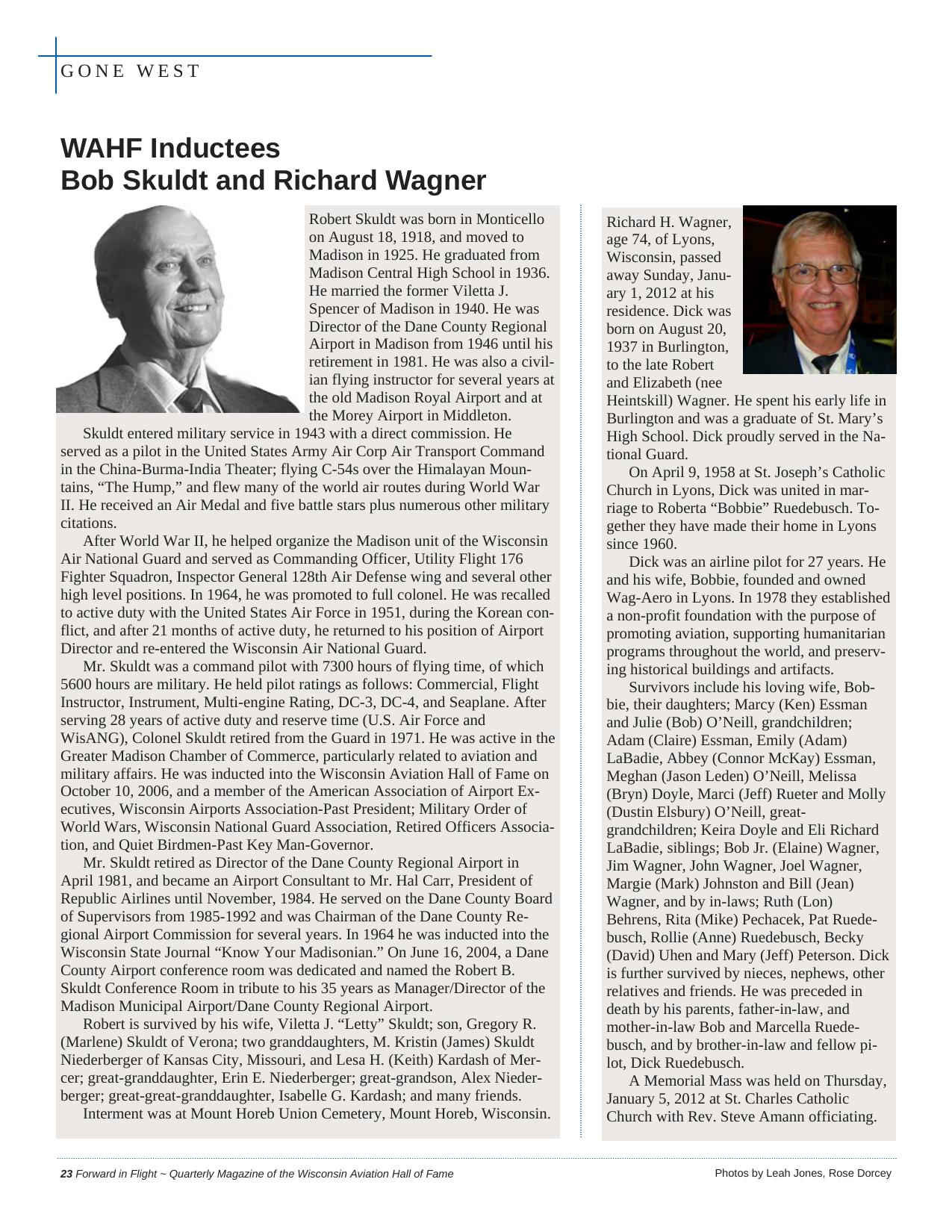 Forward in Flight - Spring 2012 -  Page24