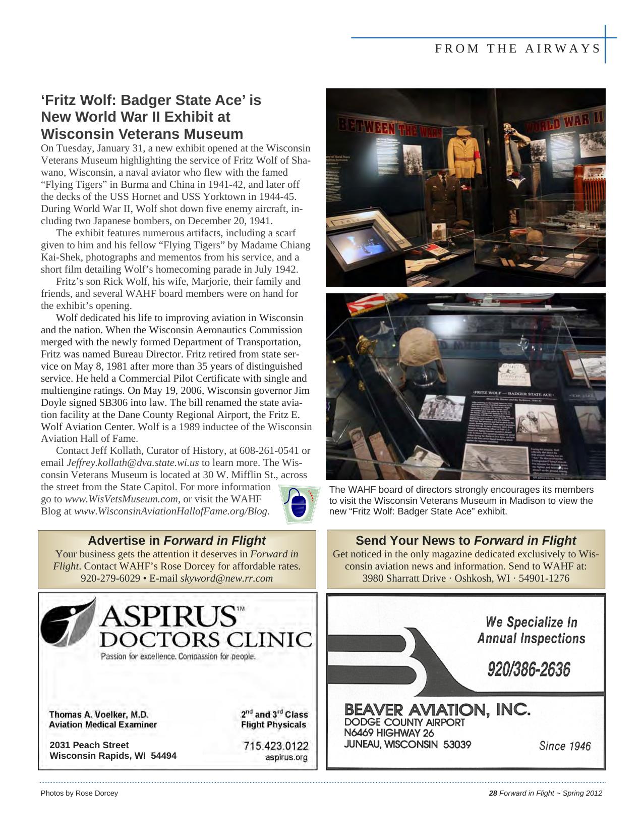 Forward in Flight - Spring 2012 -  Page29