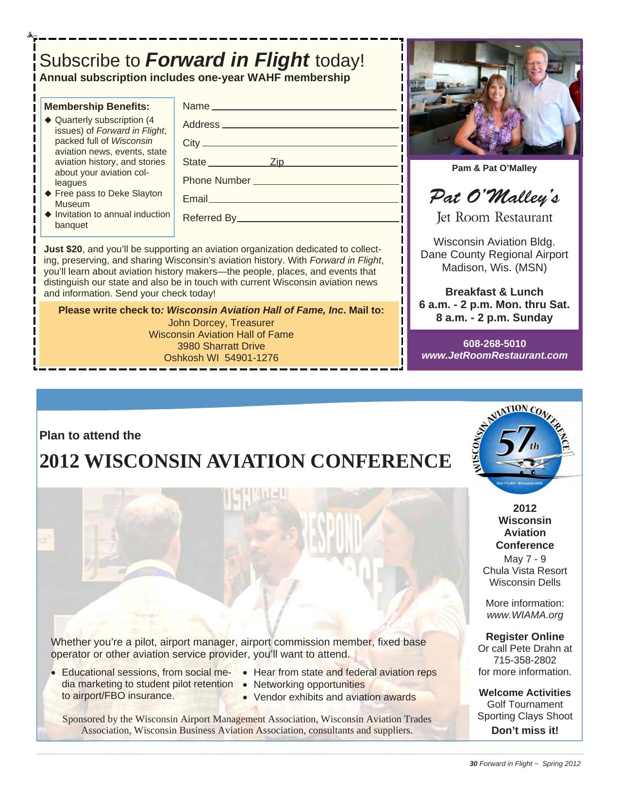 Forward in Flight - Spring 2012 -  Page31