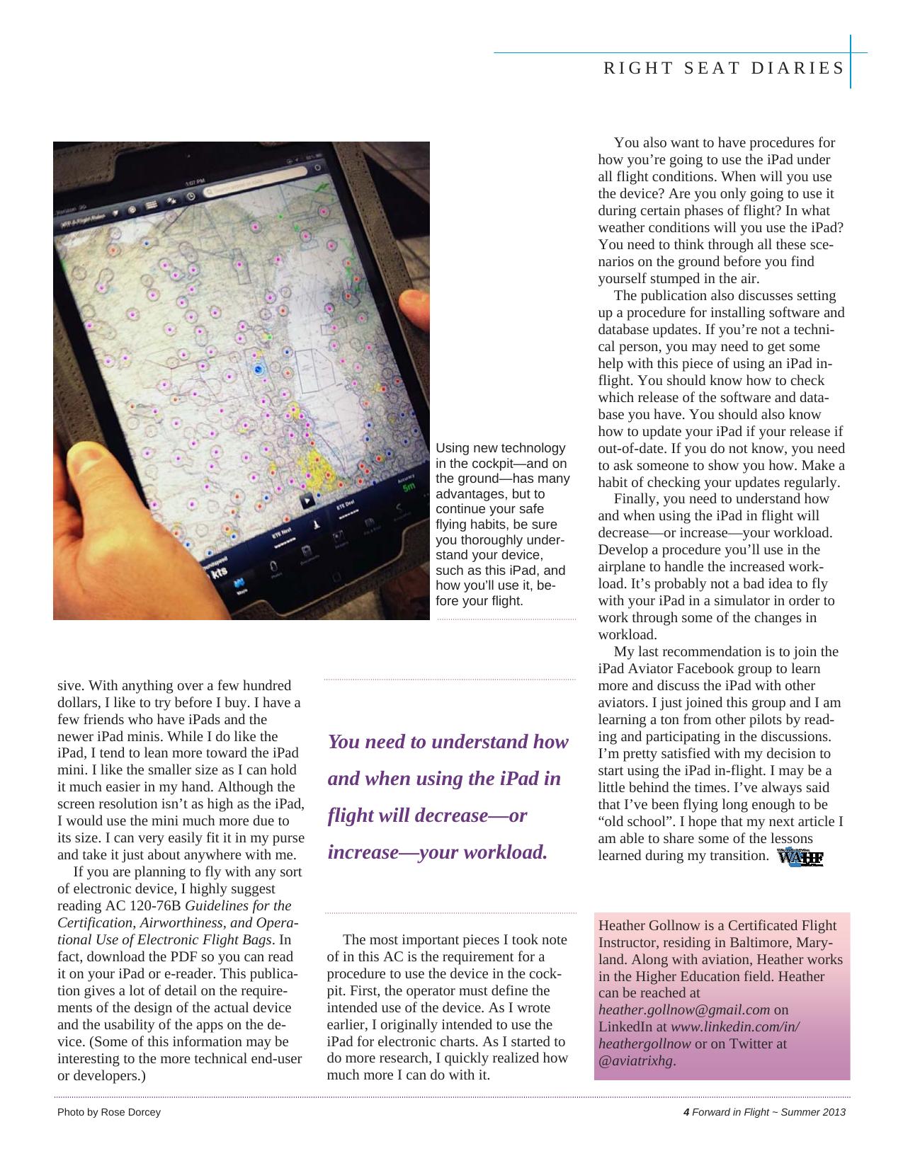 Forward in Flight - Summer 2013 -  Page5