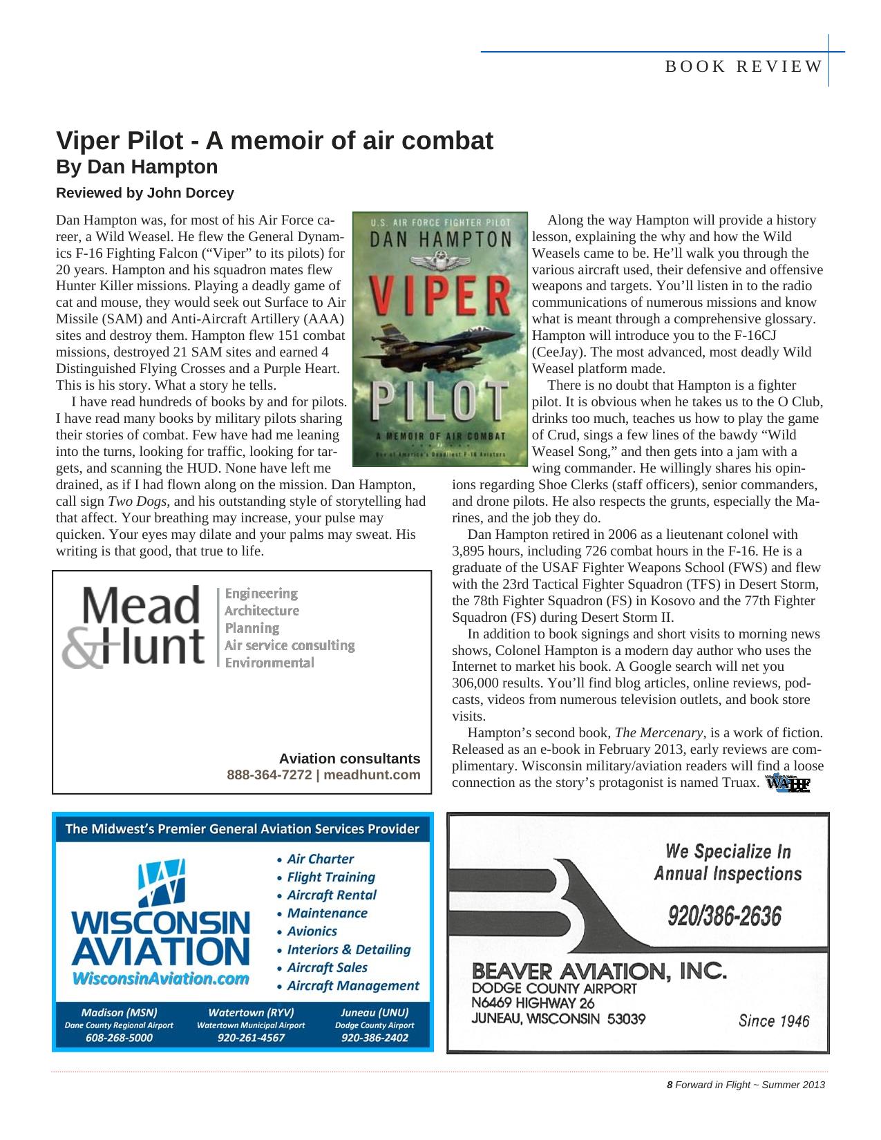 Forward in Flight - Summer 2013 -  Page9