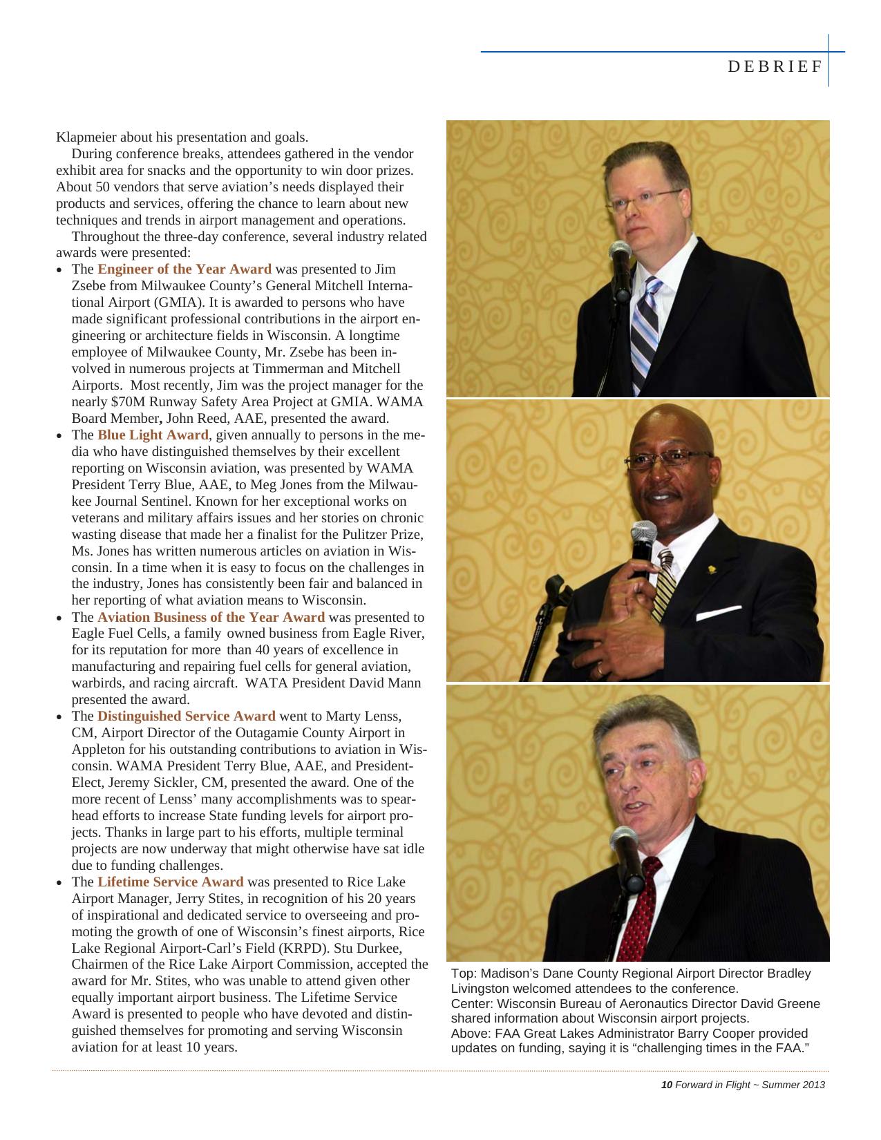 Forward in Flight - Summer 2013 -  Page11