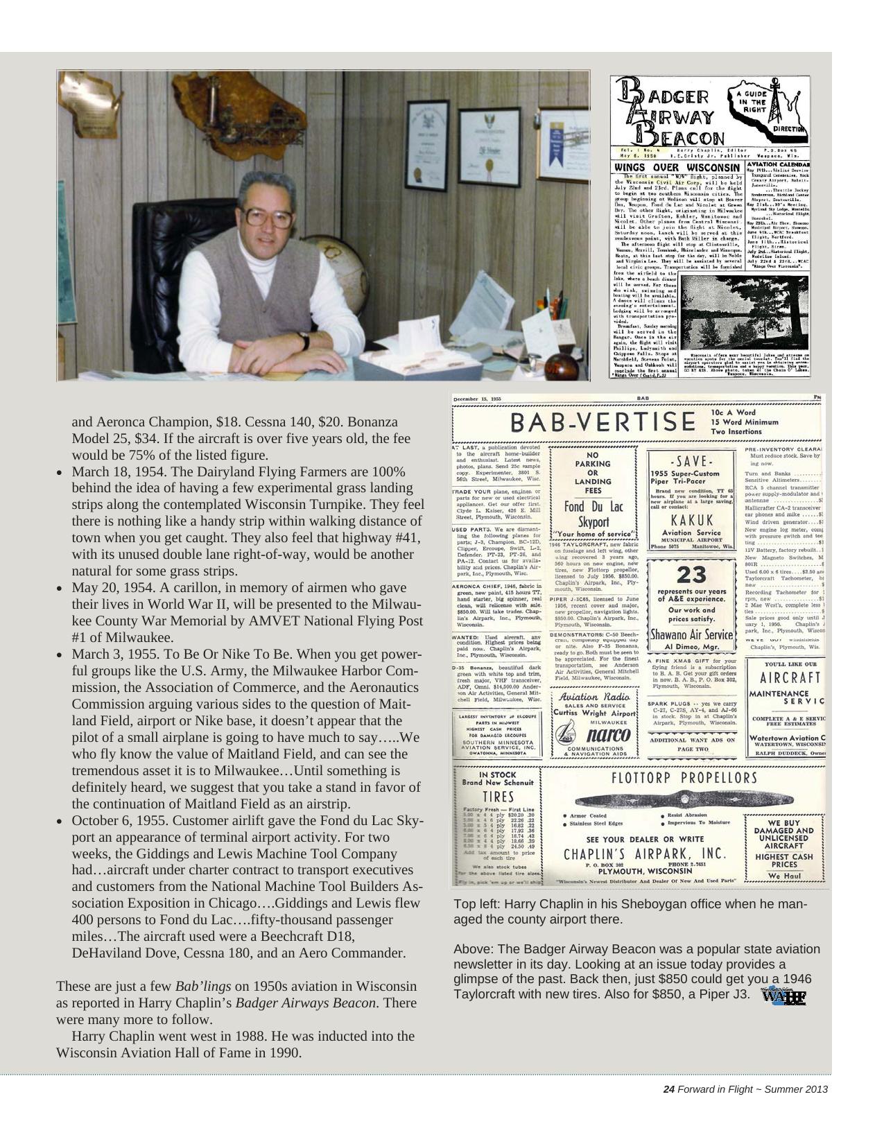 Forward in Flight - Summer 2013 -  Page25