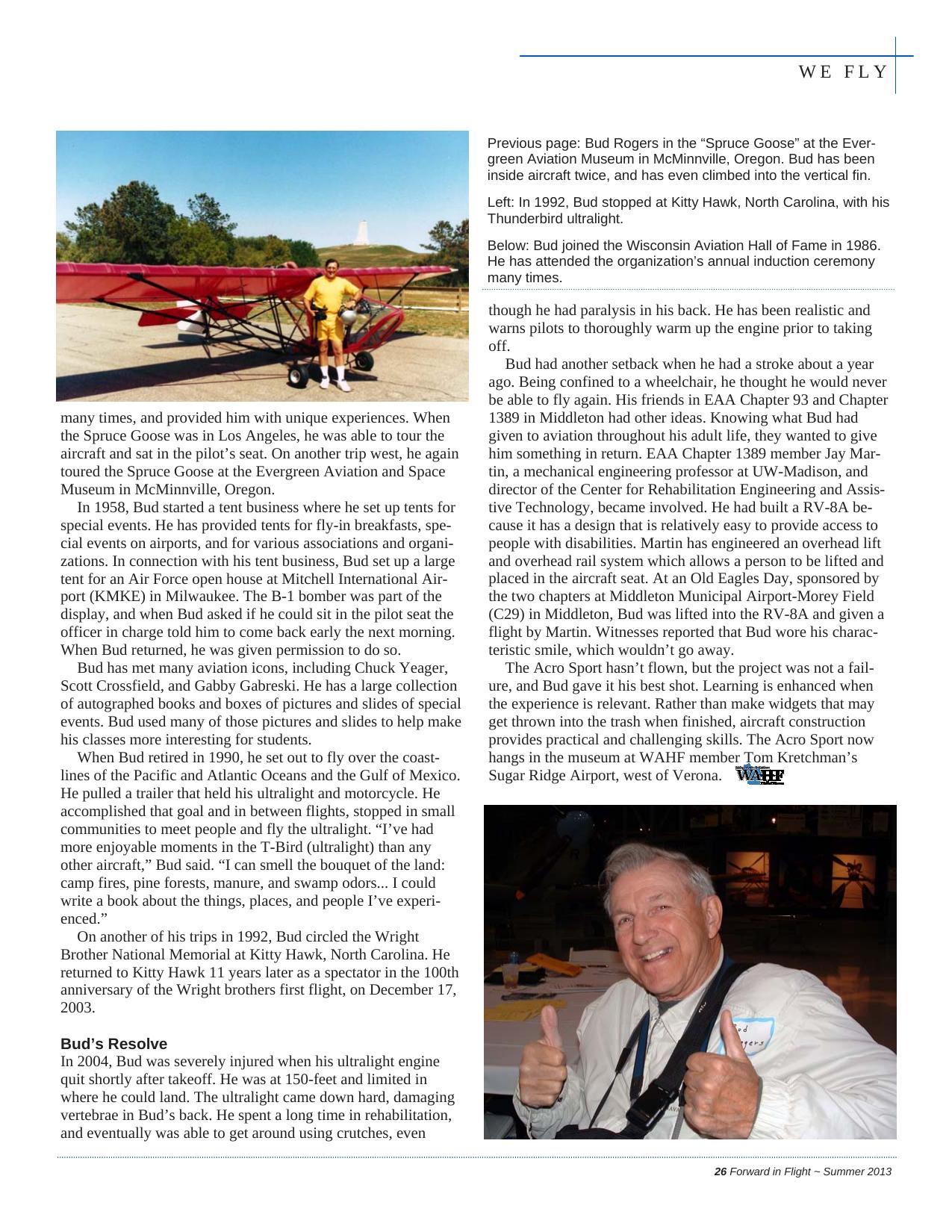 Forward in Flight - Summer 2013 -  Page27