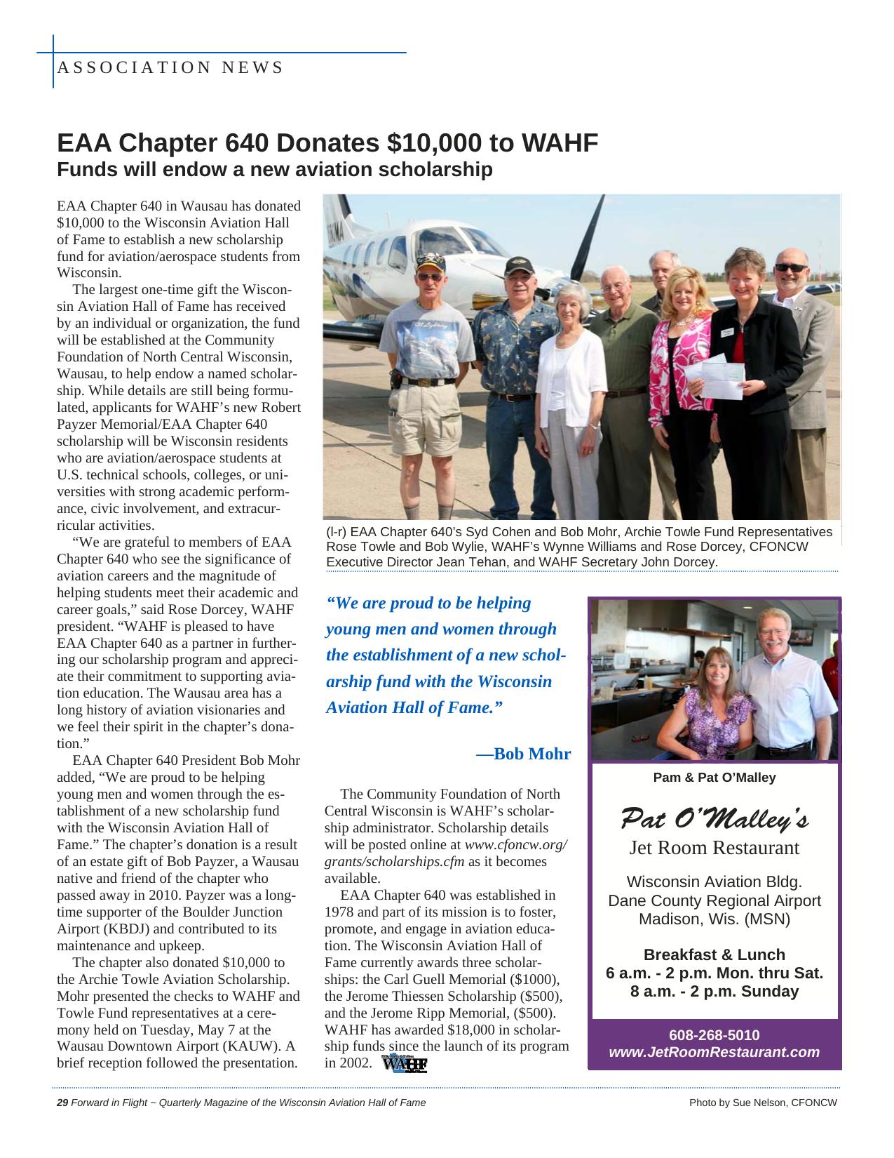 Forward in Flight - Summer 2013 -  Page30