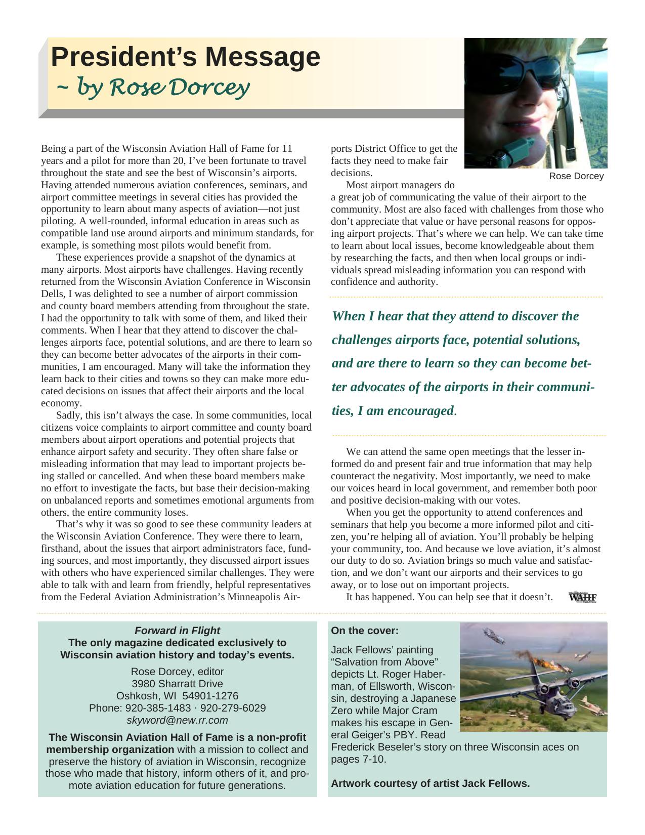 Forward in Flight - Summer 2012 -  Page3