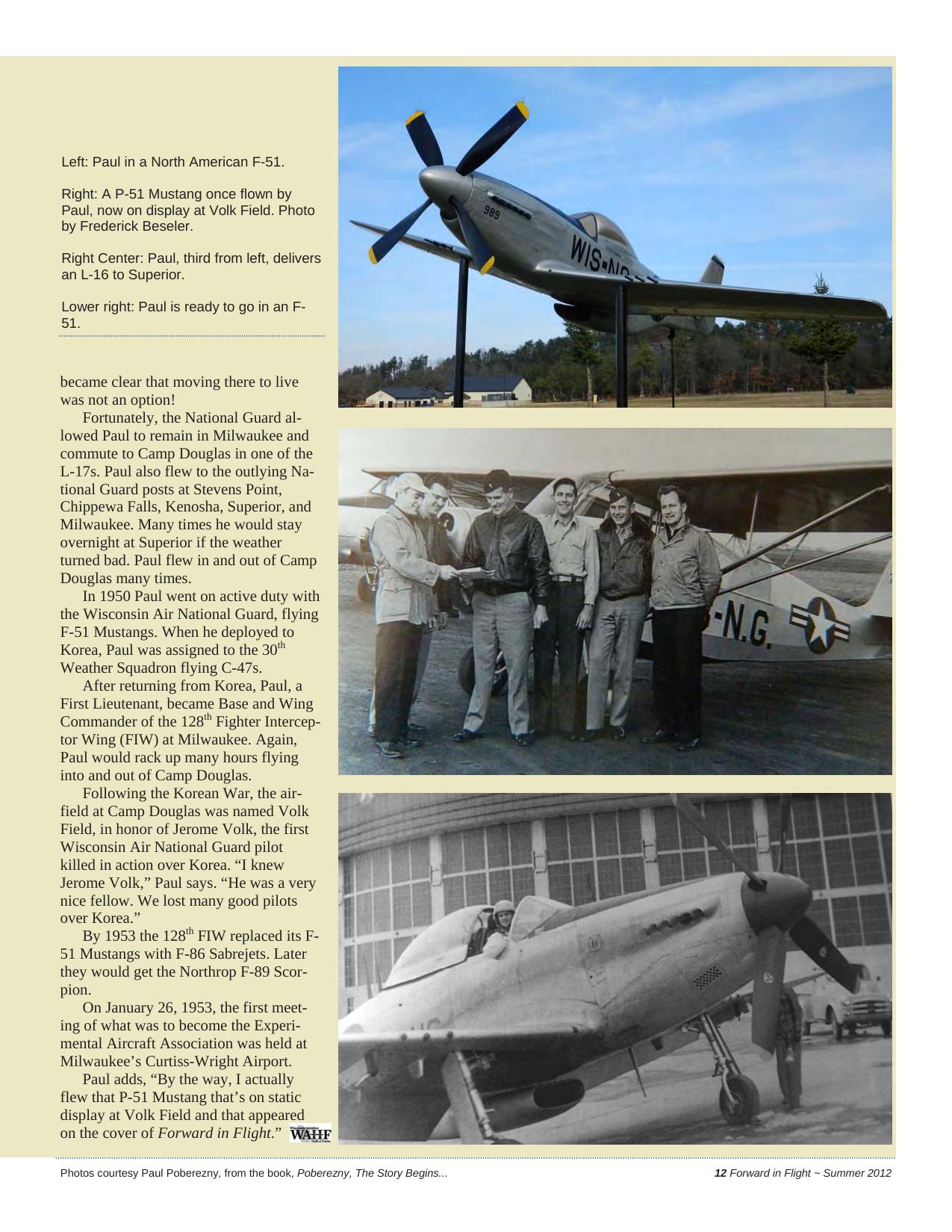 Forward in Flight - Summer 2012 -  Page13