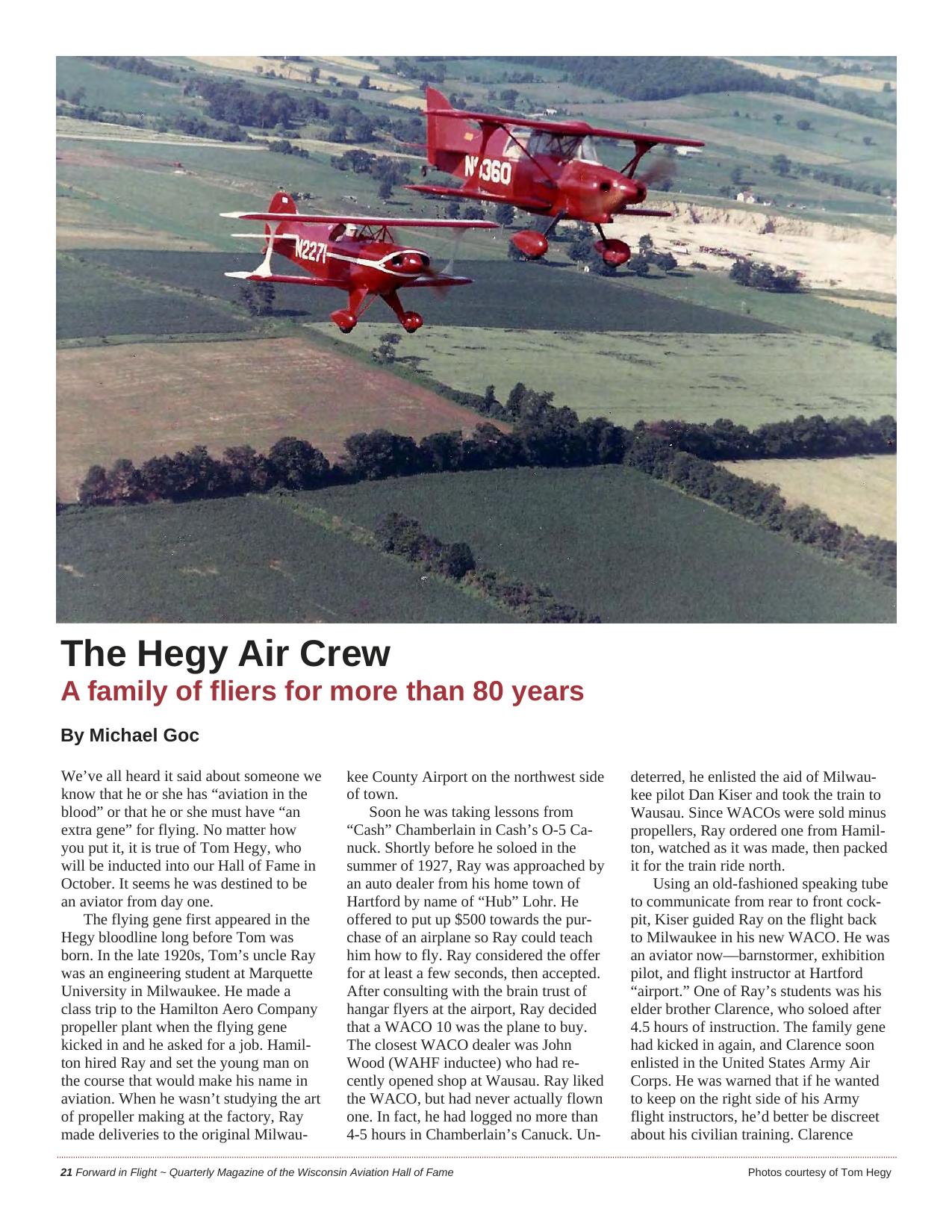 Forward in Flight - Summer 2012 -  Page22