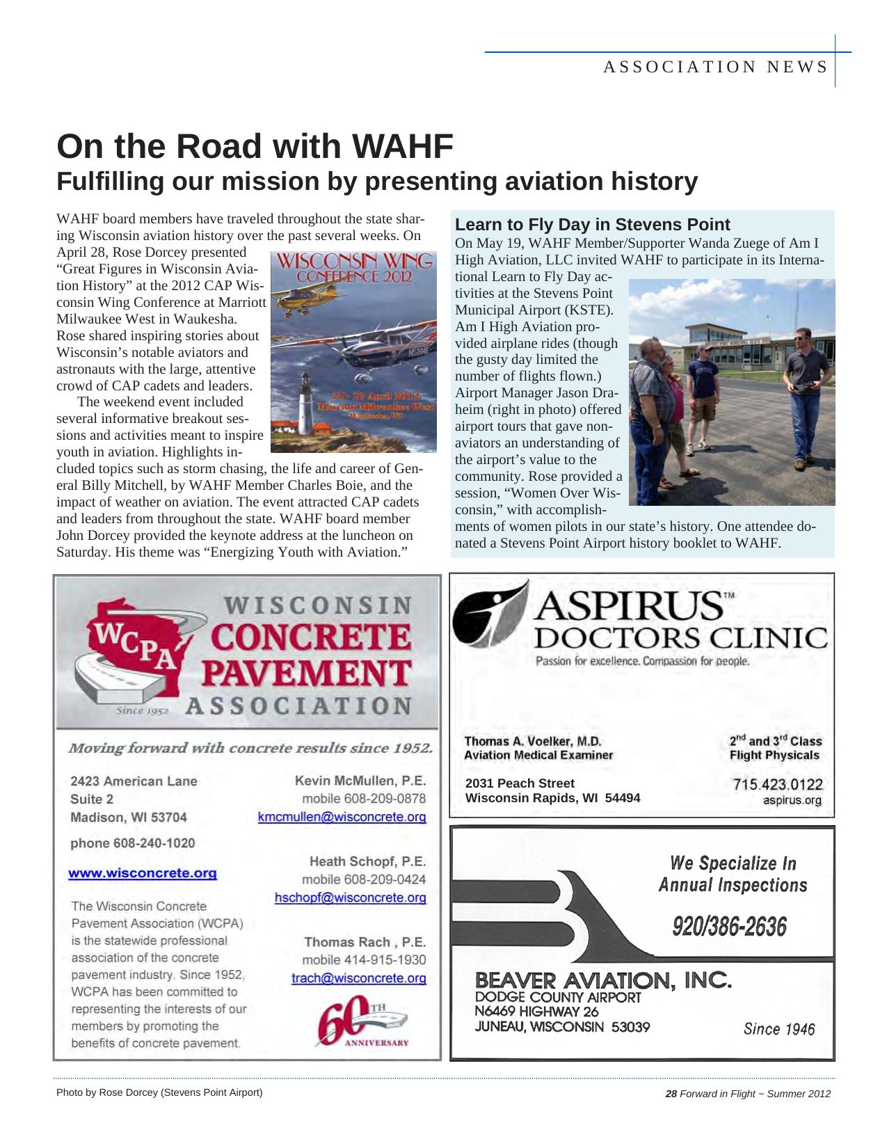 Forward in Flight - Summer 2012 -  Page29