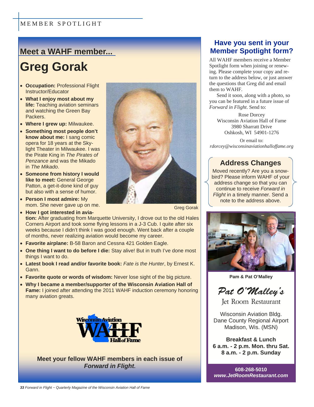 Forward in Flight - Summer 2012 -  Page34