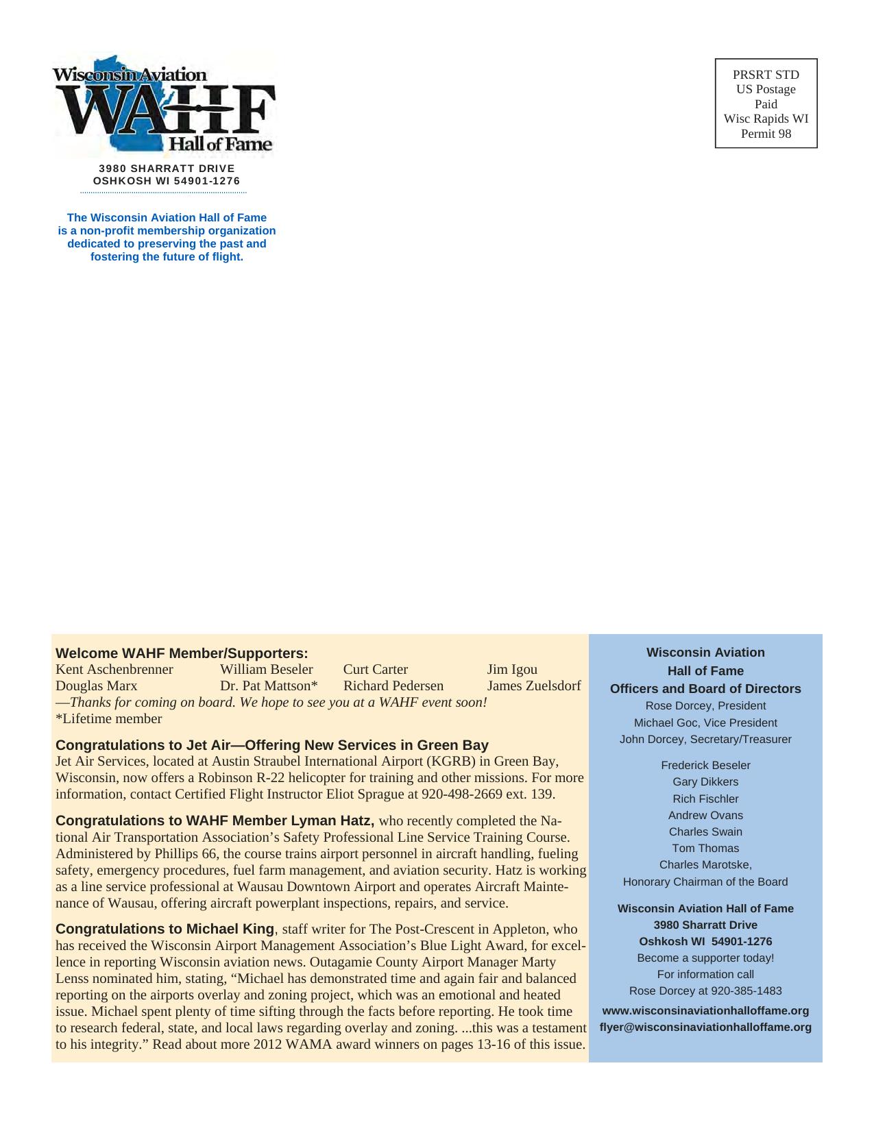 Forward in Flight - Summer 2012 -  Page36