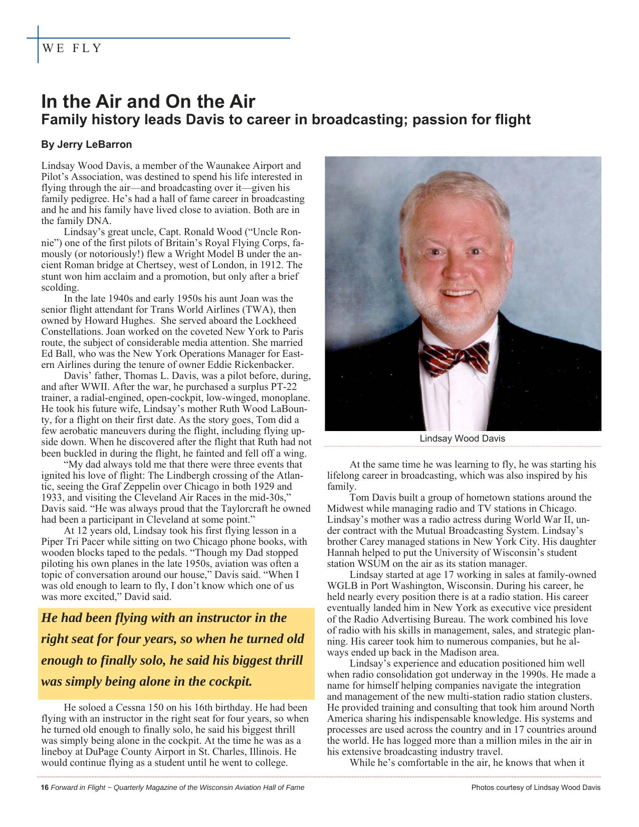 Forward in Flight - Fall 2018 -  Page18