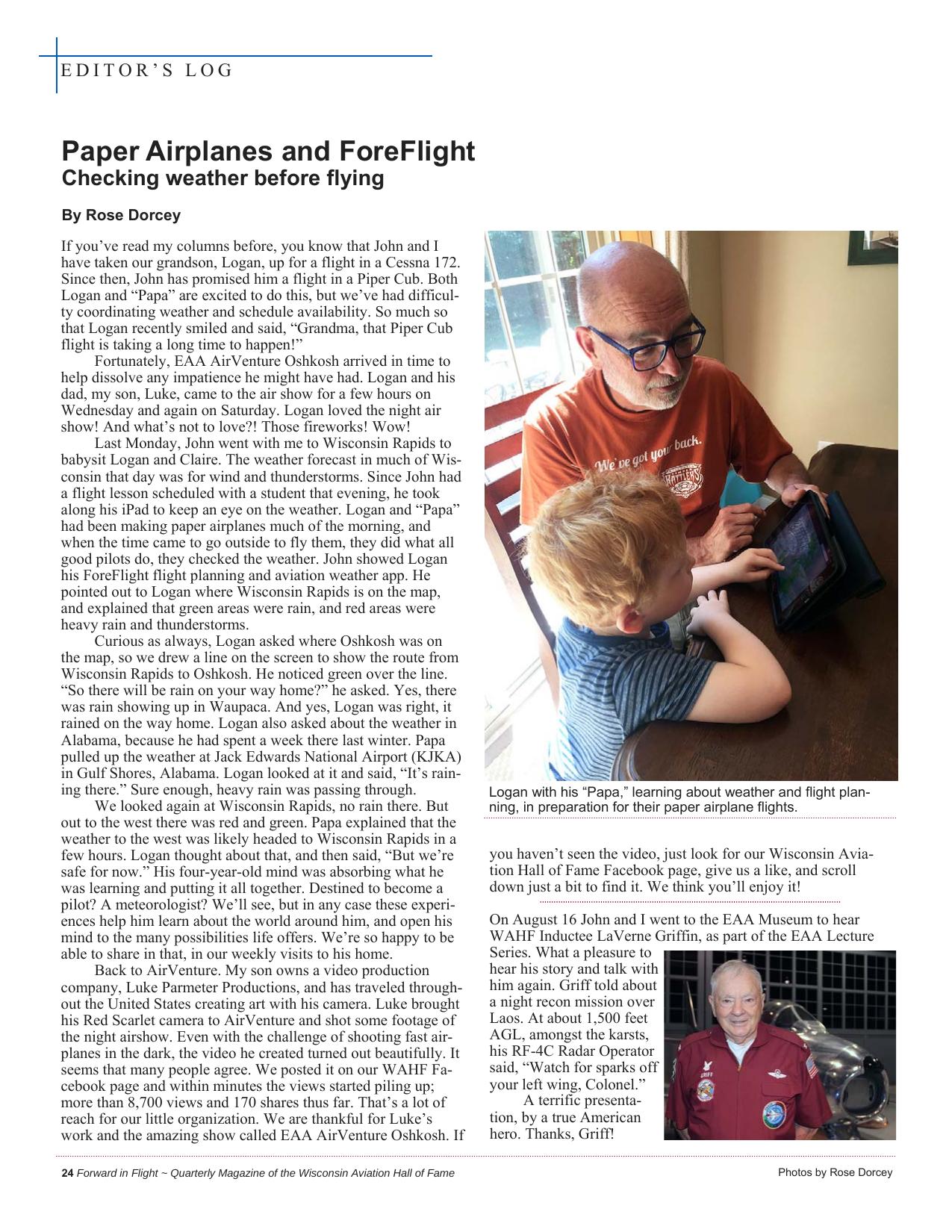Forward in Flight - Fall 2018 -  Page26