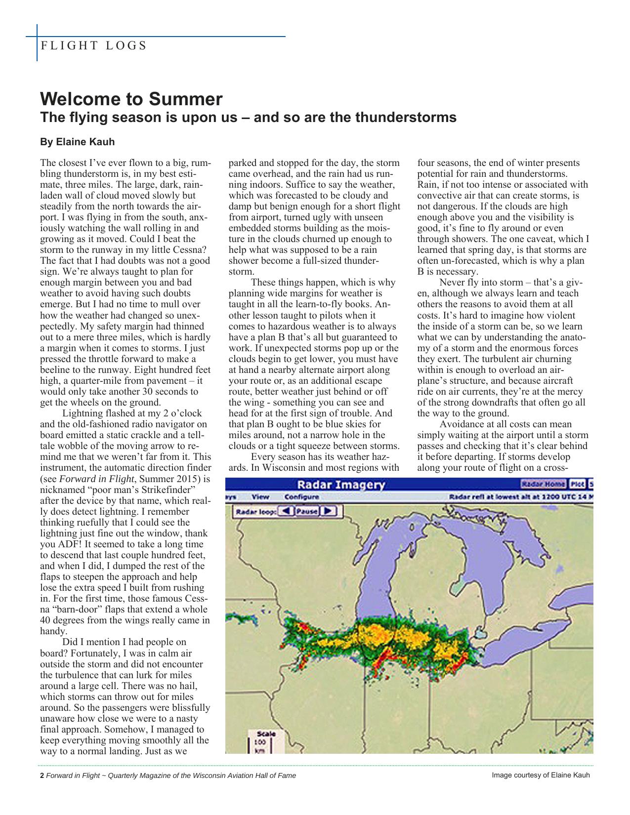 Forward in Flight - Summer 2018 -  Page4