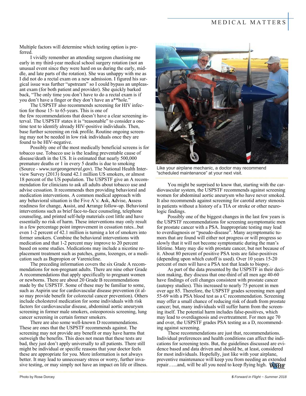 Forward in Flight - Summer 2018 -  Page7