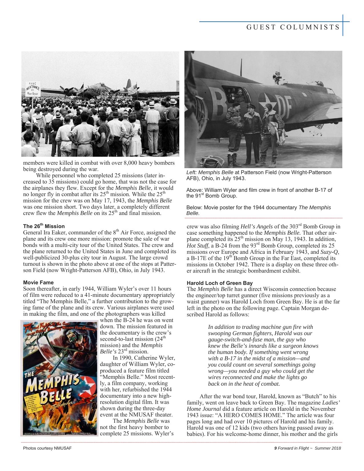 Forward in Flight - Summer 2018 -  Page11