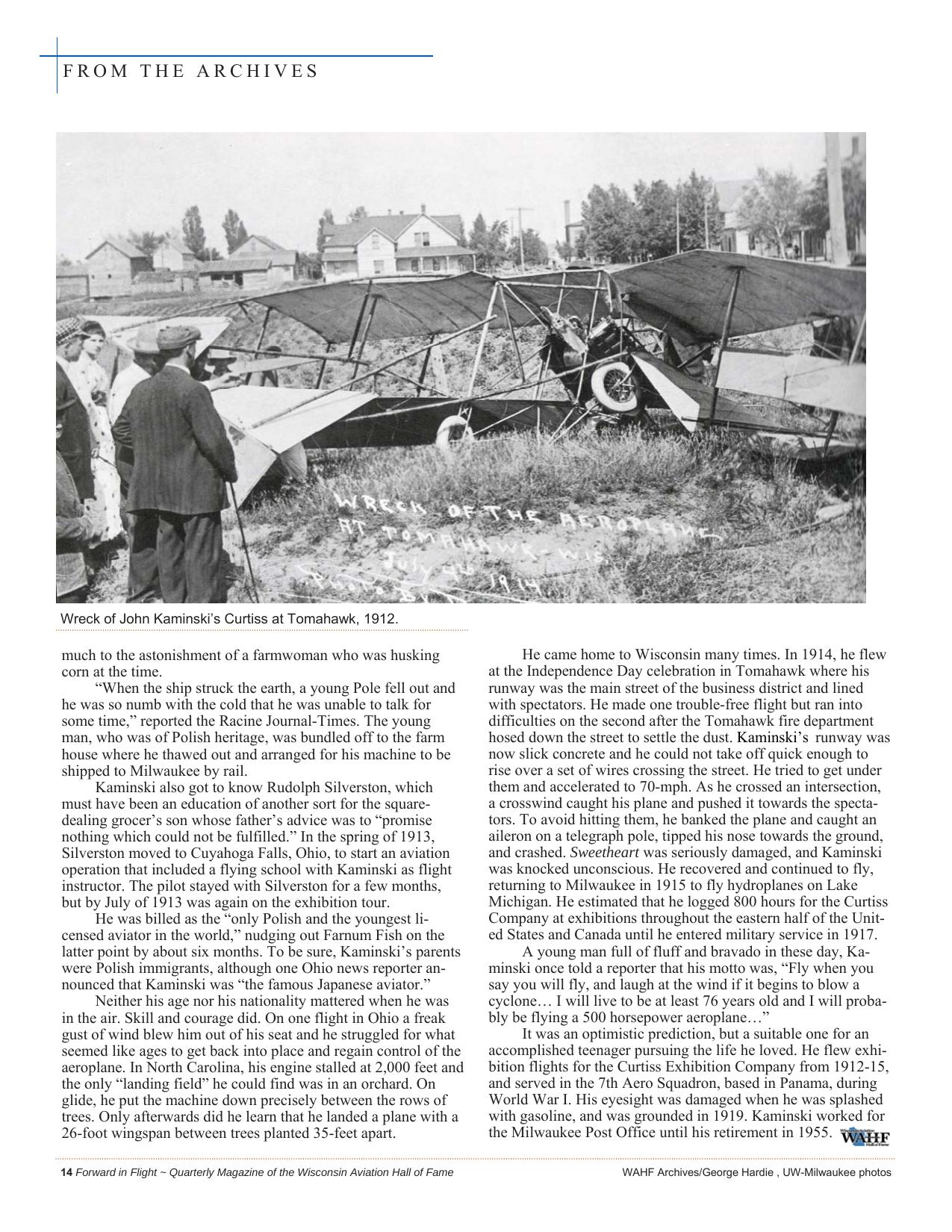 Forward in Flight - Summer 2018 -  Page16