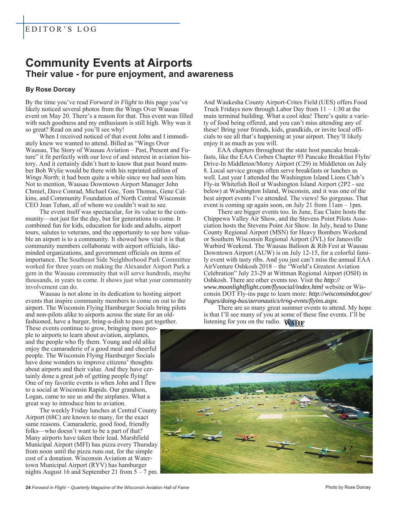 Forward in Flight - Summer 2018 -  Page26