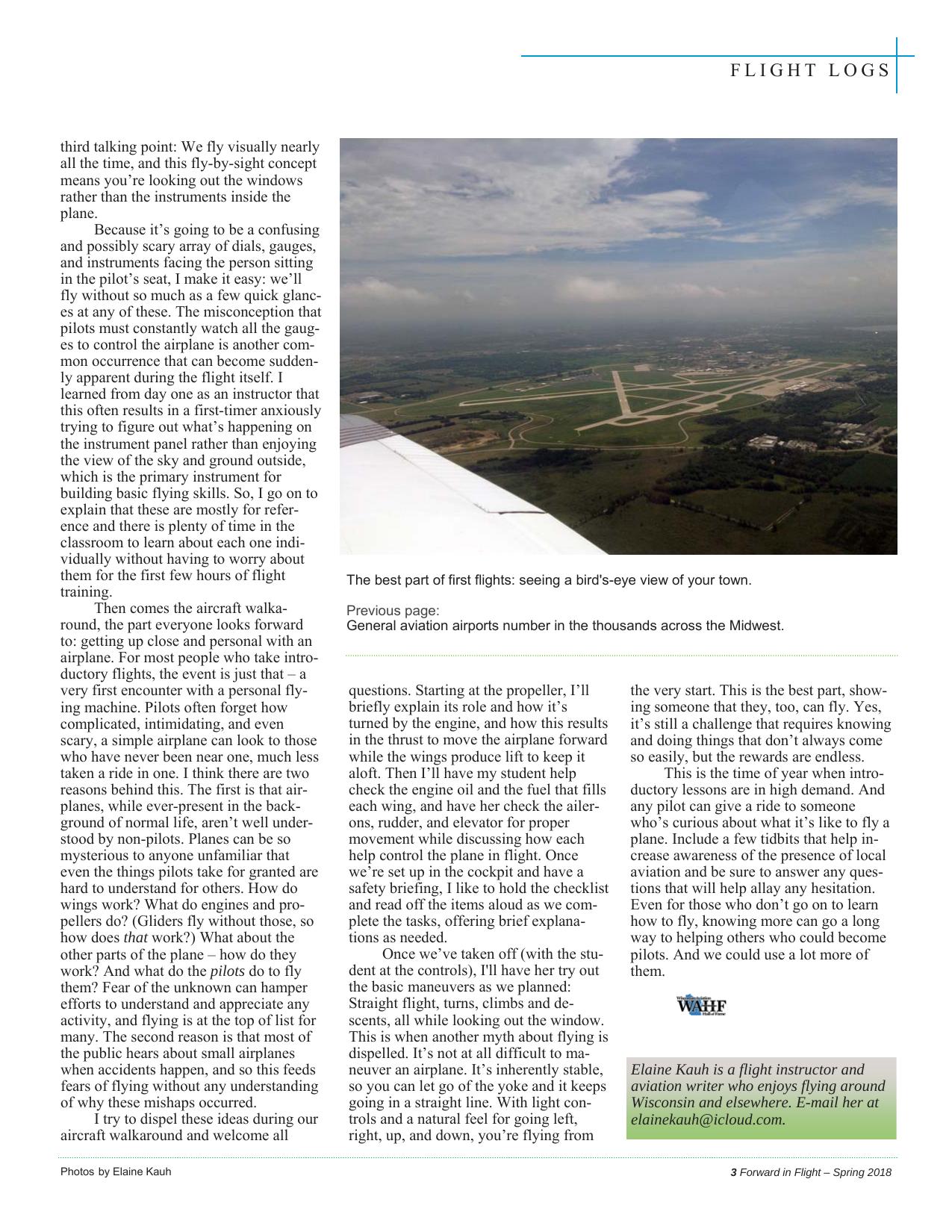 Forward in Flight - Spring 2018 -  Page5