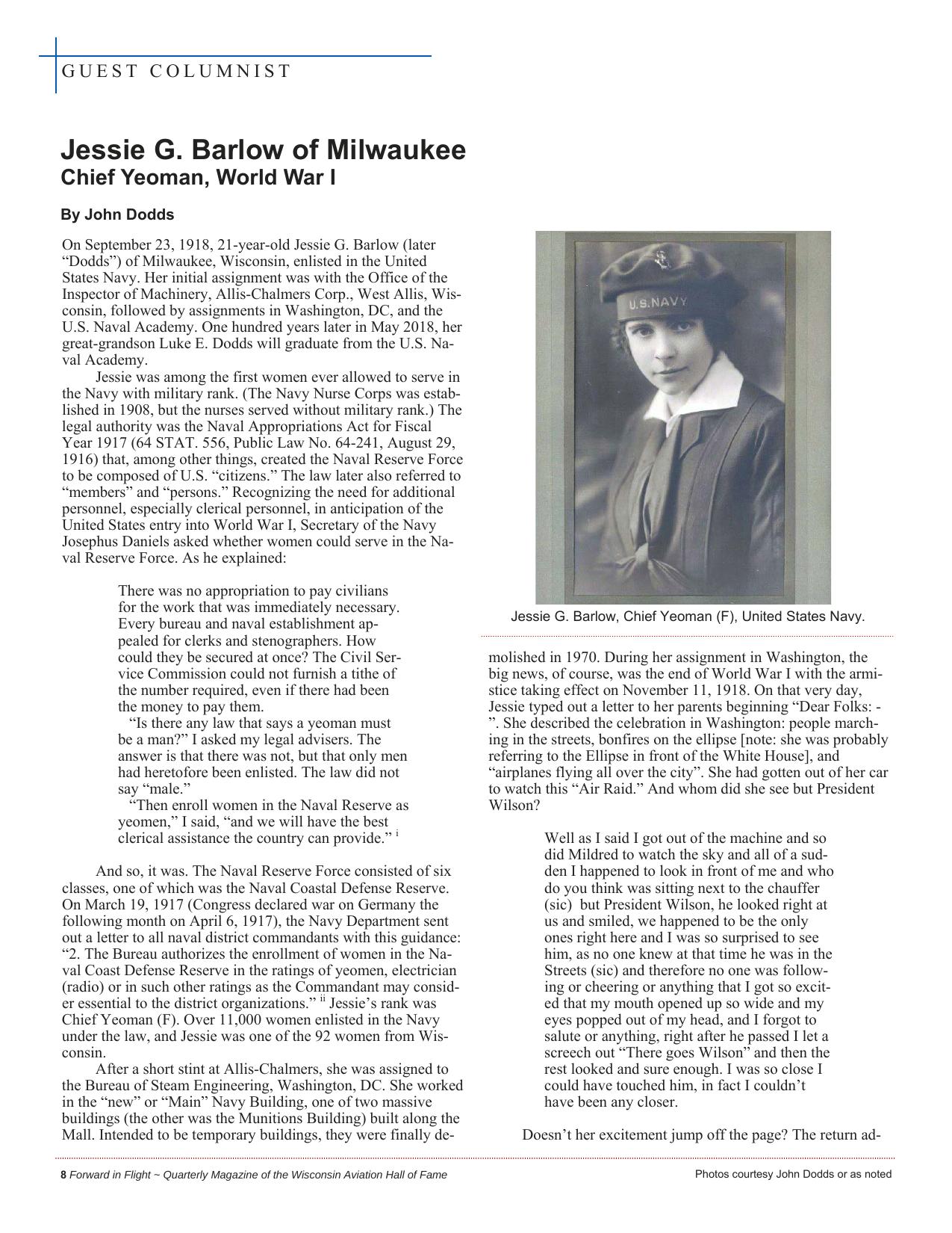 Forward in Flight - Spring 2018 -  Page10