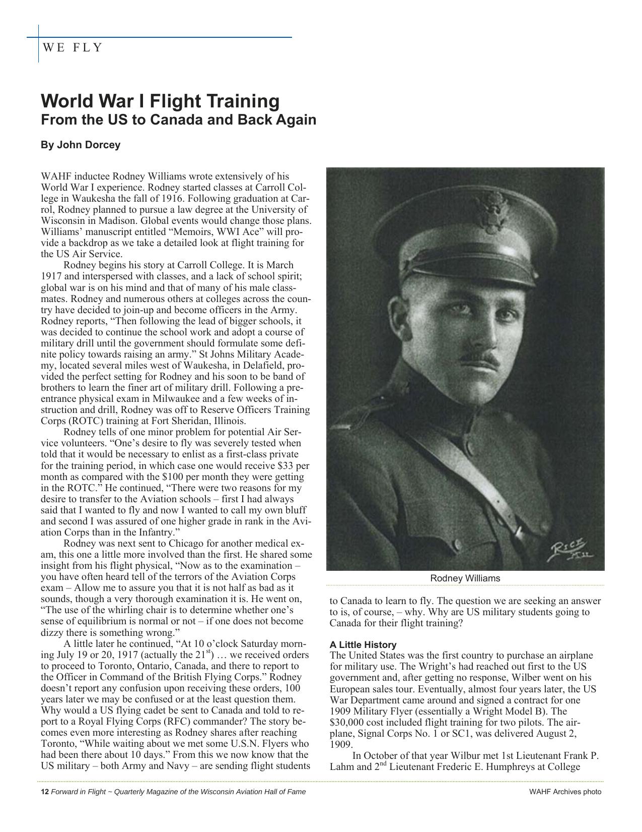 Forward in Flight - Spring 2018 -  Page14