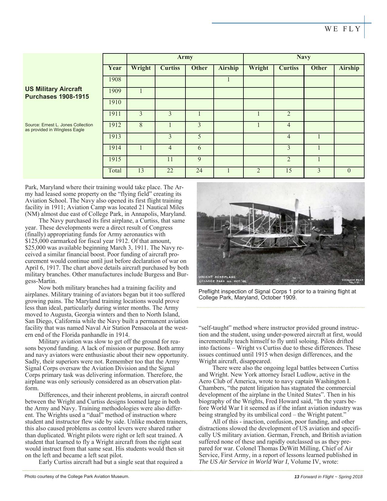 Forward in Flight - Spring 2018 -  Page15