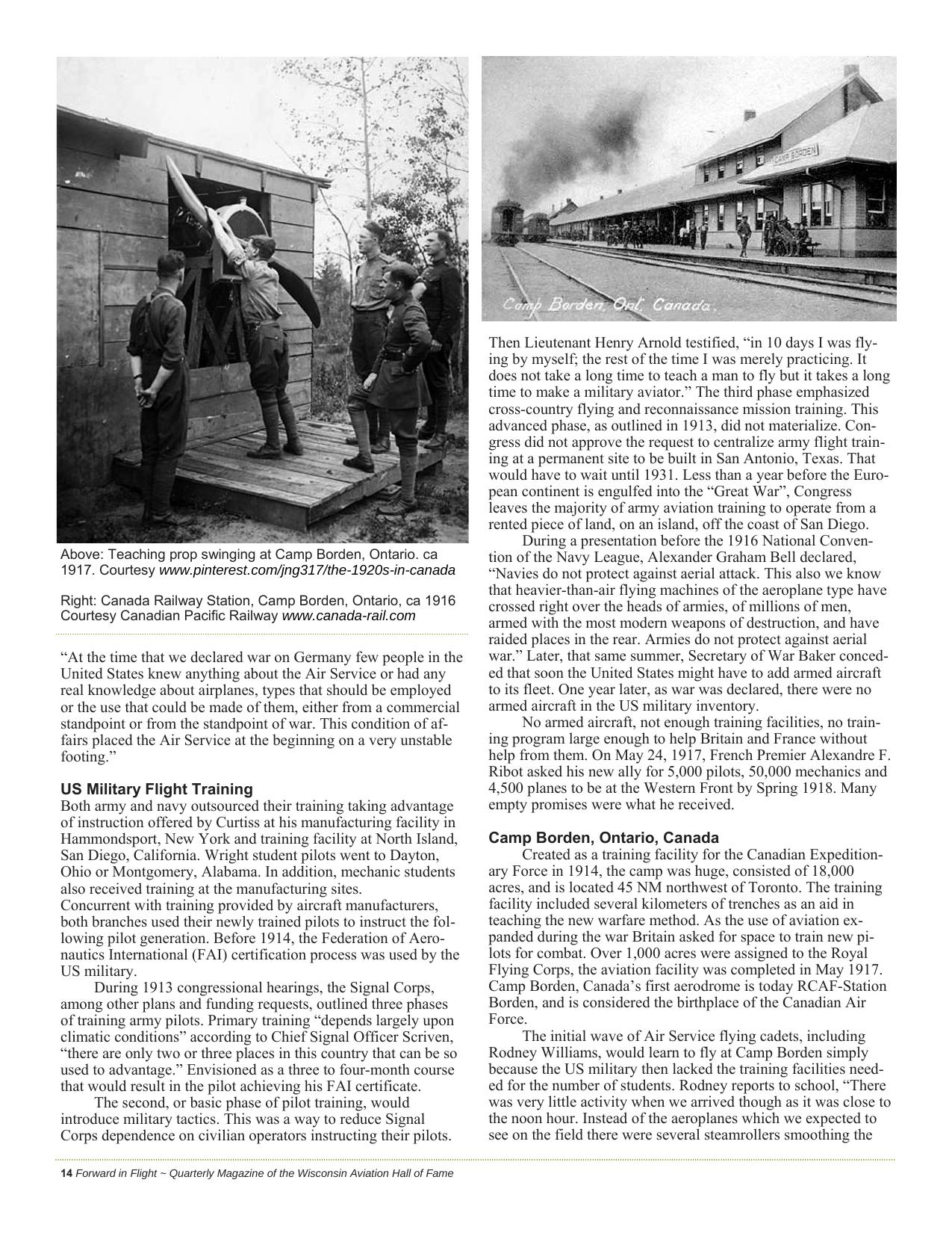 Forward in Flight - Spring 2018 -  Page16