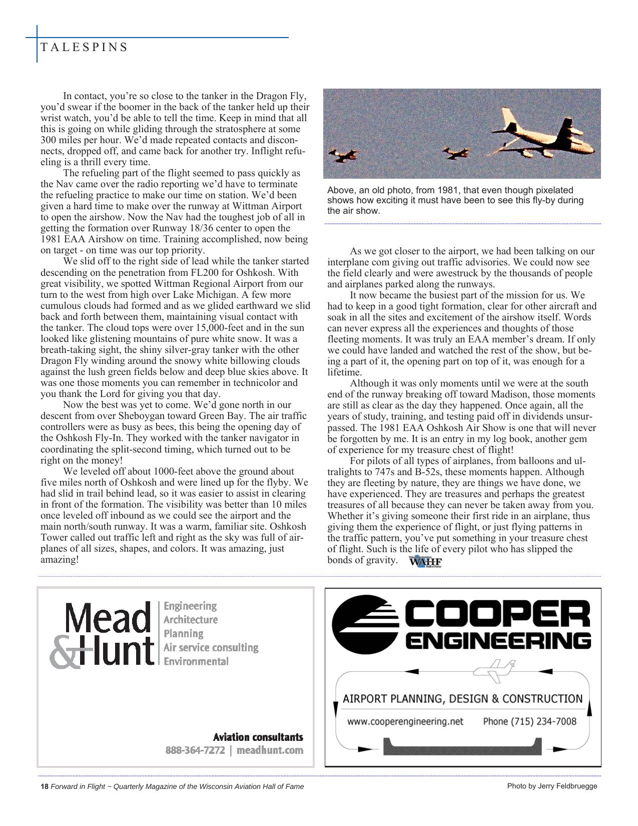 Forward in Flight - Spring 2018 -  Page20