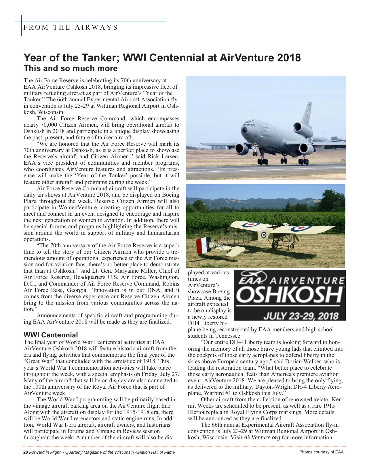 Forward in Flight - Spring 2018 -  Page22