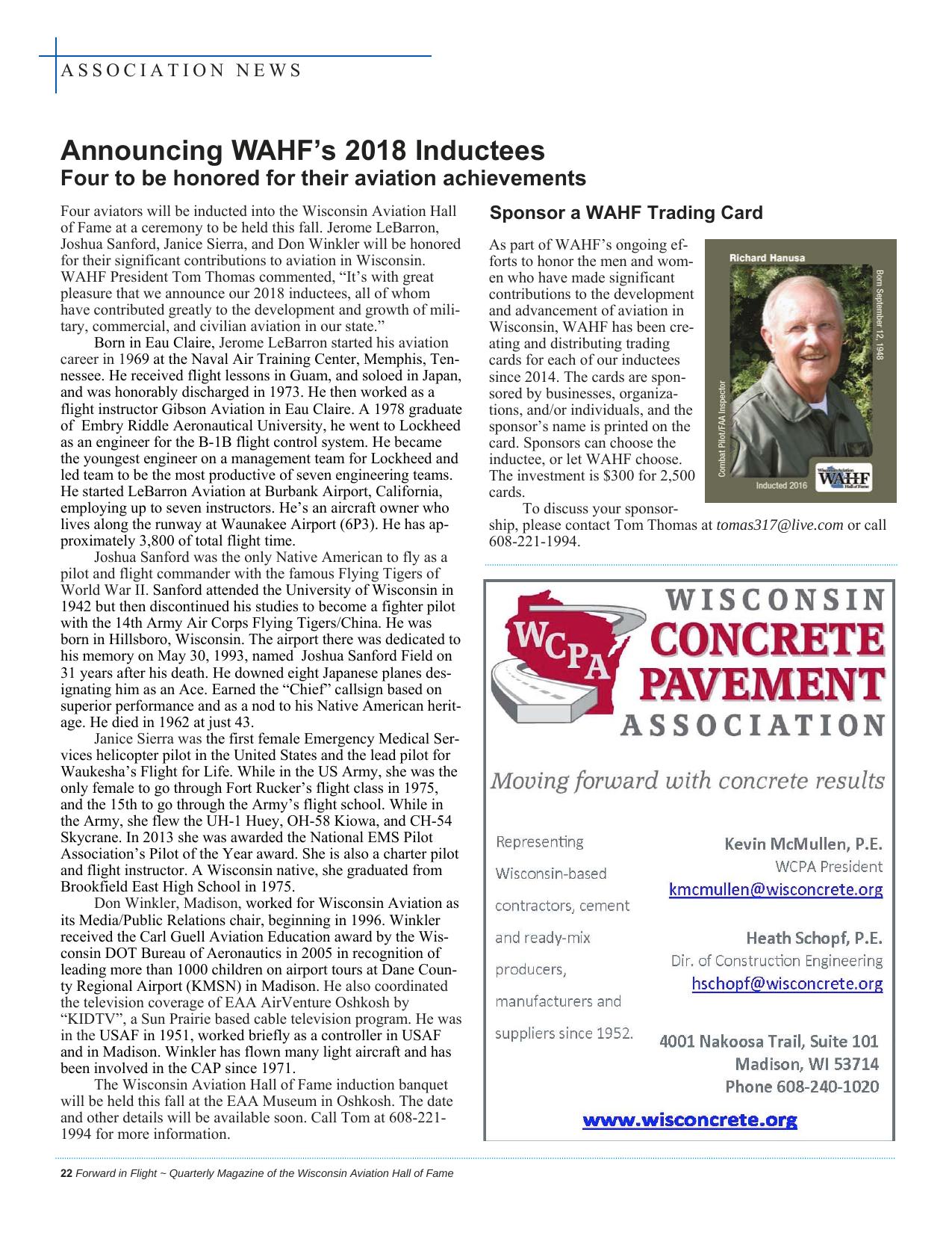 Forward in Flight - Spring 2018 -  Page24