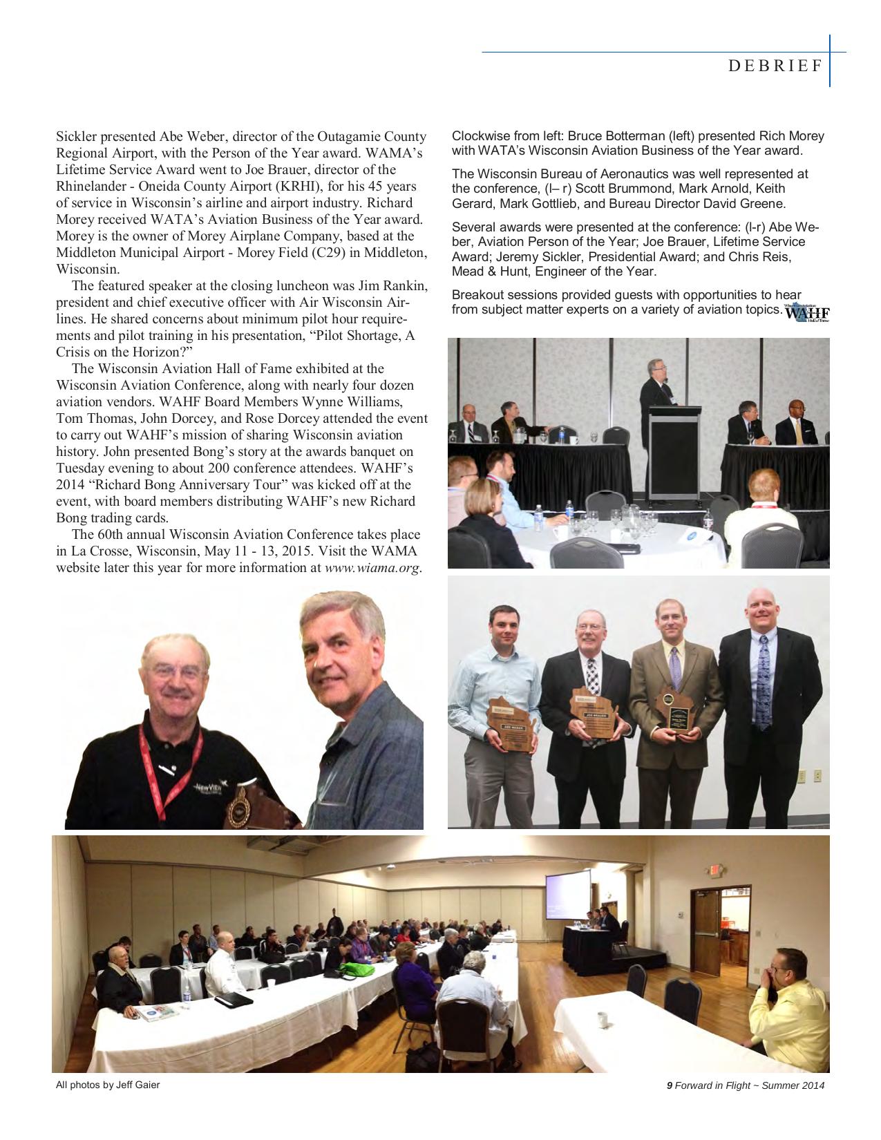 Forward in Flight - Summer 2014 -  Page11