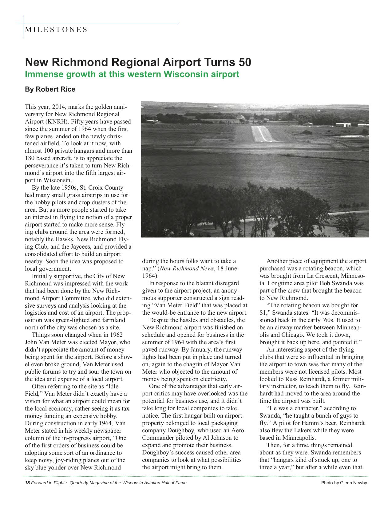 Forward in Flight - Summer 2014 -  Page20