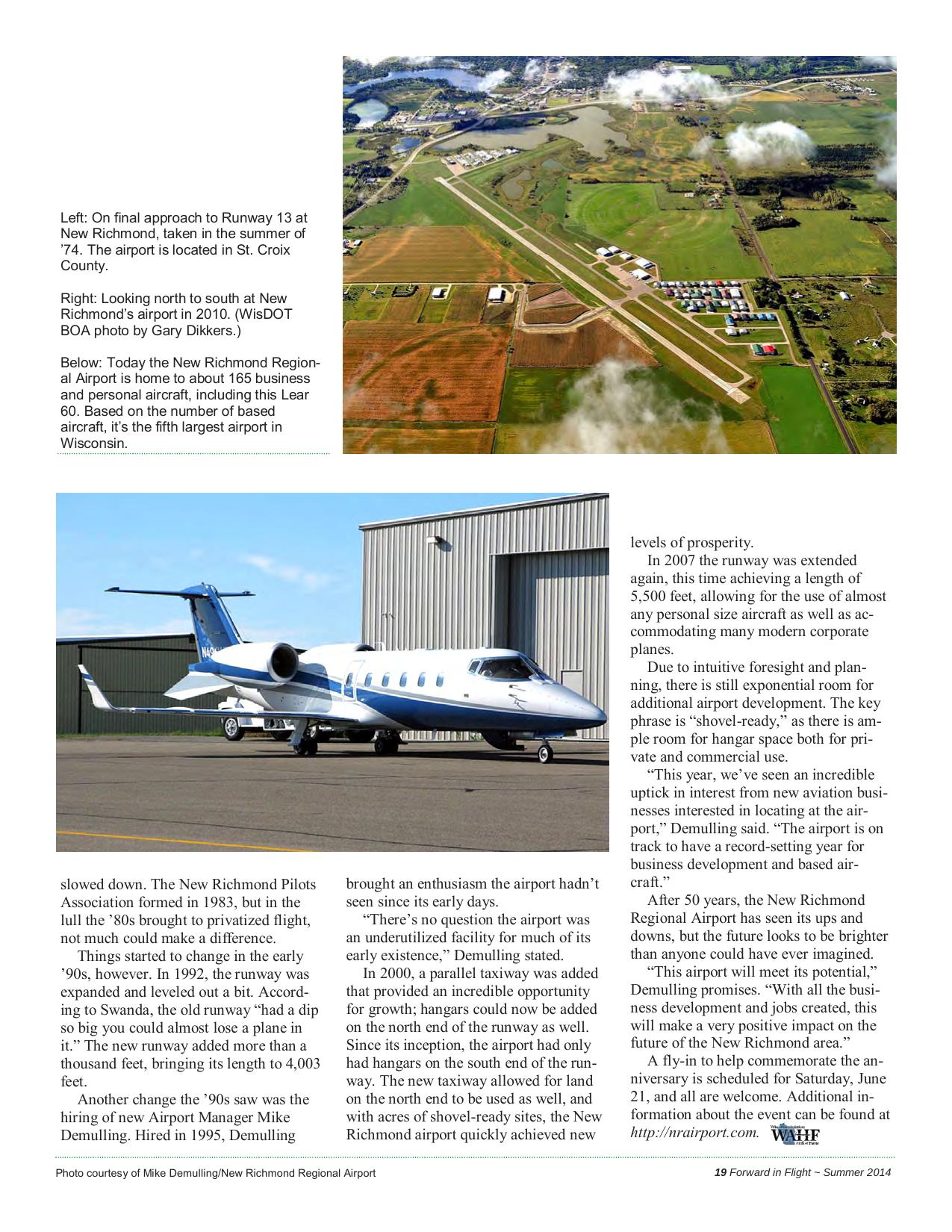 Forward in Flight - Summer 2014 -  Page21