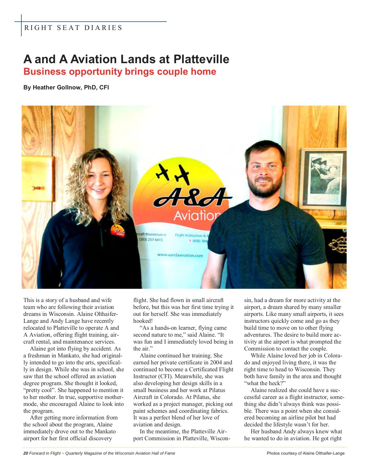 Forward in Flight - Summer 2014 -  Page22