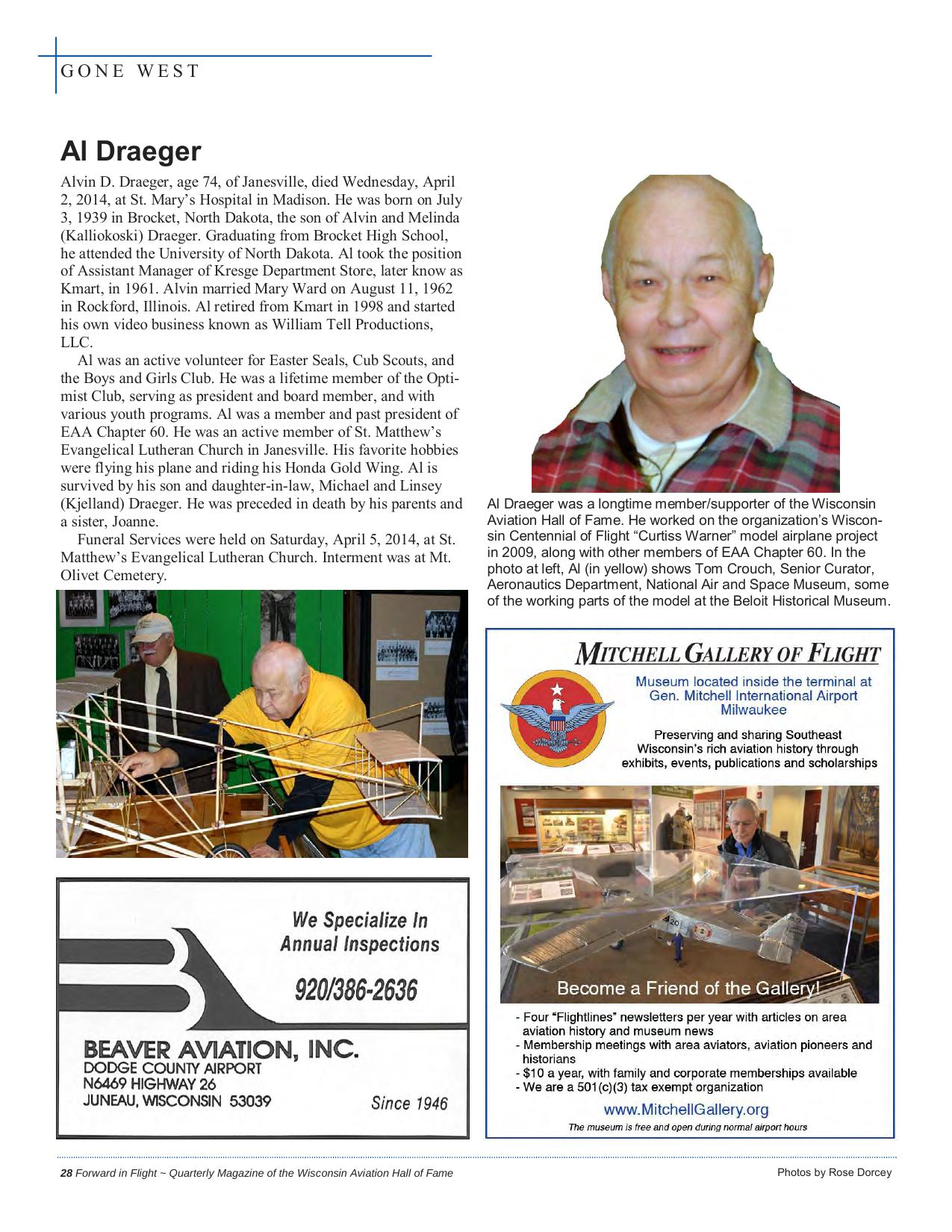 Forward in Flight - Summer 2014 -  Page30